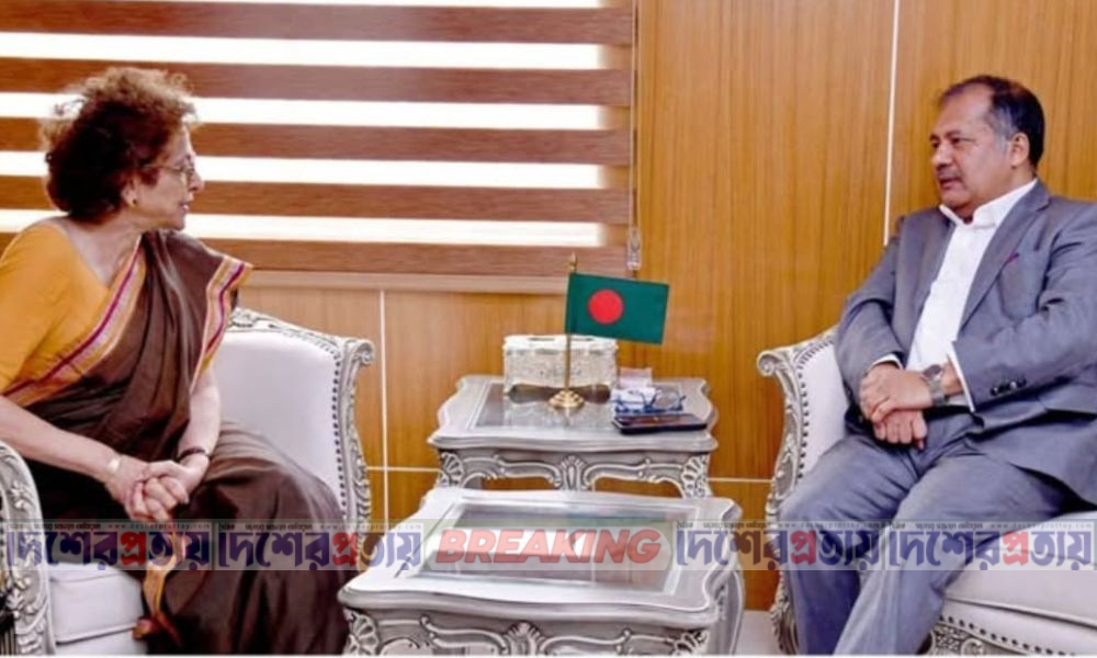 তথ্যমন্ত্রীর সঙ্গে জাতিসংঘের স্থায়ী প্রতিনিধি আইরিন খানের সাক্ষাৎ