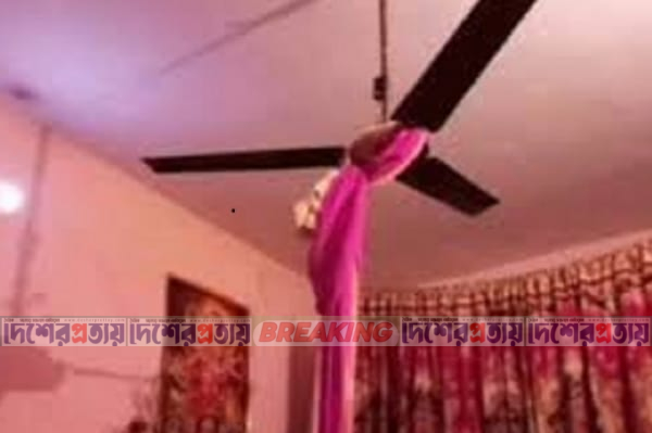 সিরাজগঞ্জ সদর শ্যামপুর গ্রামে বাবার বাড়ি থেকে যুবতীর ঝুলন্ত মরদেহ উদ্ধার