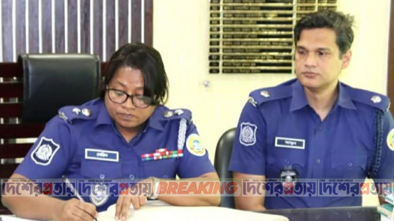 ঝালকাঠিতে নবাগত পুলিশ সুপার মেরিন সুলতানার দায়িত্বভার গ্রহণ