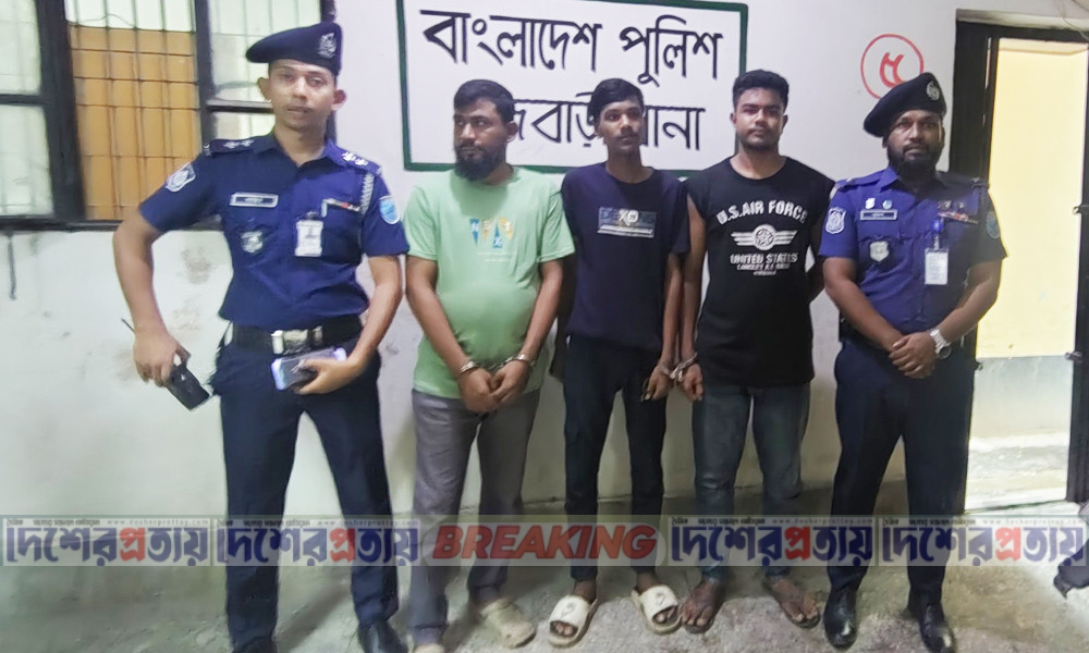 রাজবাড়ী ব্যাবসায়িক বিরোধে নারী উদ্যোক্তাকে মারধরের অভিযোগে গ্রেপ্তার ৩