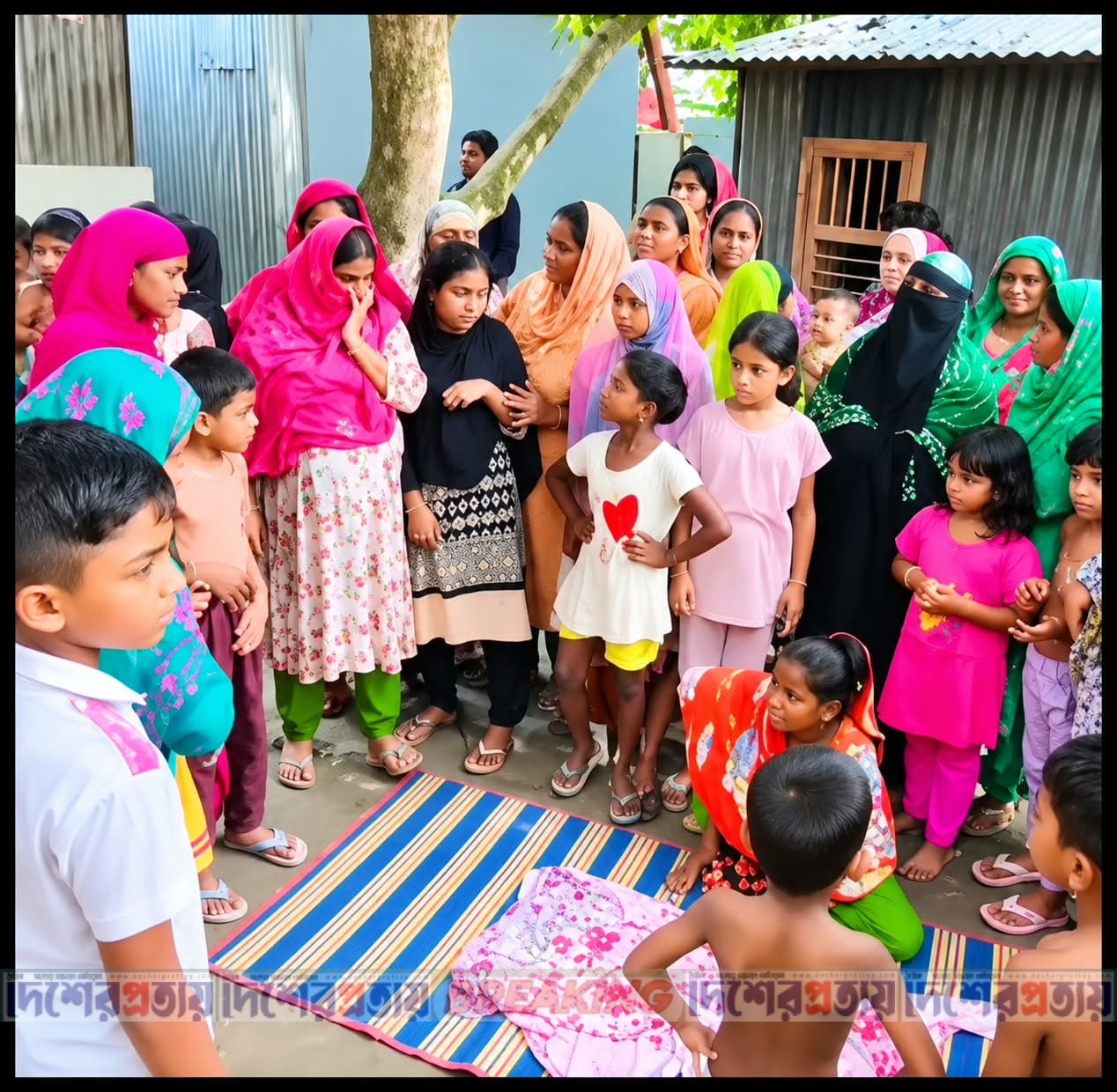 সিরাজগঞ্জের শাহজাদপুরে বাবার লাঠির আঘাতে ৯ মাসের শিশুর মৃত্যু, এলাকায় শোক